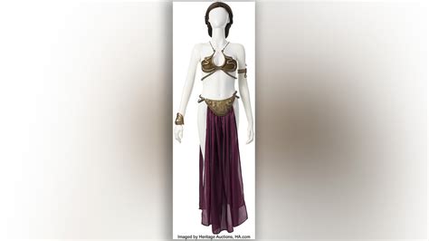 prinzessin leia bikini|Princess Leia bikini costume from Star Wars sells for €160,000